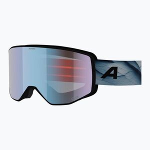 Síszemüveg Alpina Venet M Q-Lite black/blue matt (Venet M Q-Lite S2 A7335882) kép