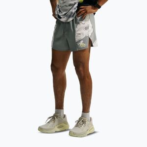 Férfi futónadrág Nike Dri-Fit 4" smoke grey/black/light lemon twist (Dri-Fit 4" IO1411-084) kép