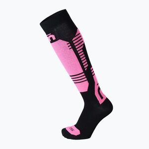 Gyerek sízokni Mico Light Weightsuperthermo Merino Ski nero/fucsia fluo (Light Weightsuperthermo Merino Ski CA02601) kép