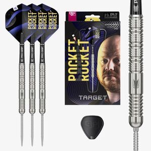 Darts szett steel TARGET Justin Hood Swiss Points, 23g 90% kép