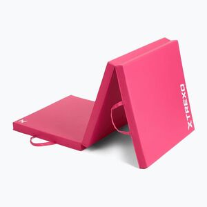 XTREXO összecsukható tornamatrac 180 x 60 x 5 cm rózsaszínű (TRX-FDM004) kép