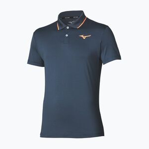 Férfi teniszpóló Mizuno Tennis Short Sleeve Polo insigna blue (Tennis Polo SS 62GAD50213) kép