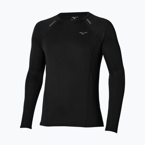 Férfi futó hosszú ujjú póló Mizuno Active Dryaeroflow black (Active DryAeroFlow J2GAD50709) kép