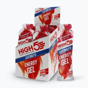 HIGH5 Energy Electrolyte energiaszelet 60 g málna (Energy Electrolyte 105984120013GBR) kép