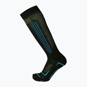 Sízokni Mico Medium Superthermo Primaloftsilk Ski nero/turchese (Medium Superthermo Primaloftsilk Ski CA00118) kép