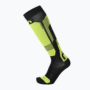 Sízokni Mico Light Weight Superthermo Natural Merino Ski nero giallo fluo (Light Weight Superthermo Natural Merino Ski CA00112) kép