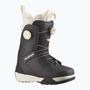 Női snowboard cipők Salomon Kiana Dual Boa W black/black/vanilla ice (Kiana Dual Boa W L49164100) kép
