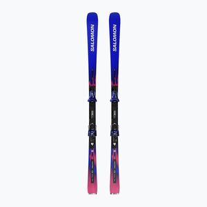 Lesikló sílécek Salomon Equipe GS Pro + I12 GW race blue/equipe red (Equipe GS Pro + I12 GW L45412400) kép