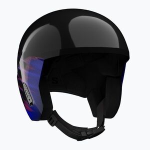 Gyerek sísisak Salomon Equipe Fis Jr black/flames (Equipe Fis Jr L49296700) kép