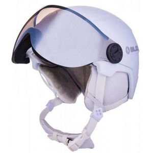Női síbukós sisak pajzzsal BLIZZARD W2W Double Visor ski helmet, white matt, smoke lens, mirror kép