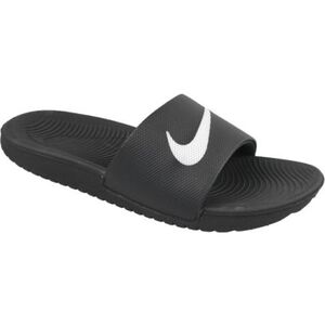 Junior papucsok (strandcipők) NIKE Kawa Jr black white kép