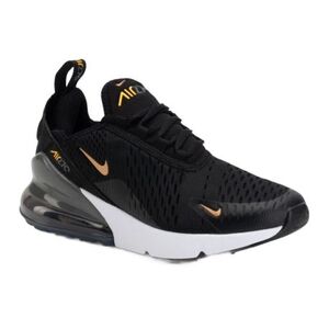 Fiú szabadidőcipők NIKE Air Max 270 Jr black metallic copper laser orange kép