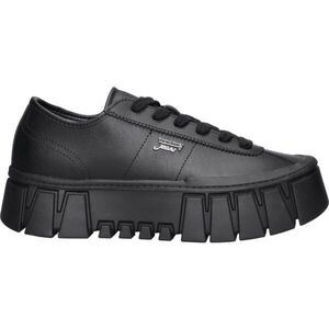 Tommy Hilfiger TJW PLATFORM SNEAKER LEATHER LC Női stílusos sneaker, fekete, méret kép