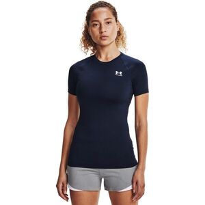 Under Armour HG AUTHENTICS Női póló, sötétkék, méret M kép