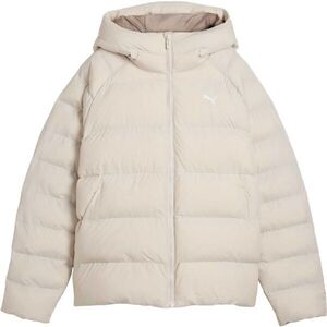 Puma MONO HOODED JACKET W Női télikabát, bézs, méret kép