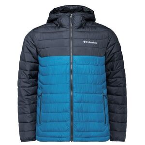 Columbia POWDER LITE HOODED JACKET Férfi télikabát, kék, méret kép