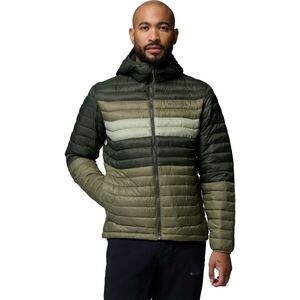 Columbia POWDER PASS HOODED JACKET Férfi outdoor kabát, sötétzöld, méret kép