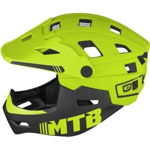 Etape SCUDO Gyerek integrált MTB sisak, fényvisszaverő neon, méret kép