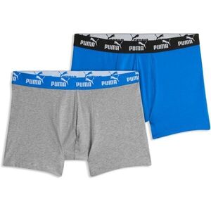 Puma MEN CAT LOGO PRINT BOXER 2P Férfi boxeralsó, szürke, méret kép