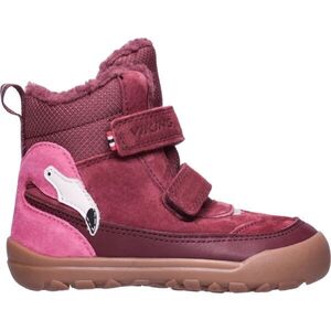 VIKING BY NORWAY ALV BAREFOOT PAW WARM WP 2V Gyerek téli cipő, bordó, méret kép
