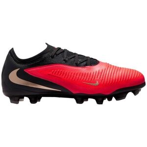 Nike JR PHANTOM 6 LOW PRO FG/MG Gyerek futballcipő, piros, méret 38.5 kép