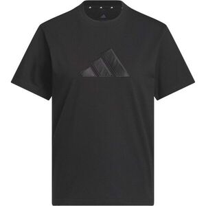 adidas SATIN REG TEE W Női póló, fekete, méret kép