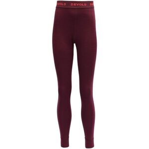 Devold DUO ACTIVE MERINO LONGS JR Gyerek jégeralsó, bordó, méret 12Y kép
