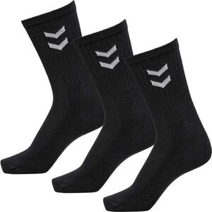 Hummel 3-PACK BASIC SOCK Zokni, fekete, méret kép