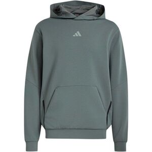 adidas D4T HOODIE Férfi pulóver, sötétzöld, méret kép