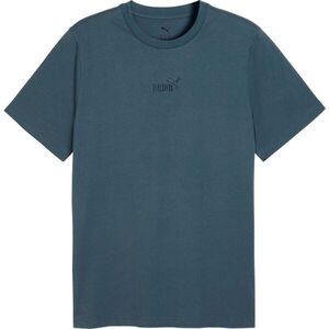 Puma ESSENTIALS SMALL NO.1 LOGO CENTERED TEE Férfi póló, sötétkék, méret kép