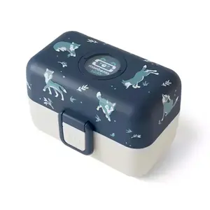 MONBENTO TRESOR Gyerek uzsonnás doboz, sötétkék, méret kép