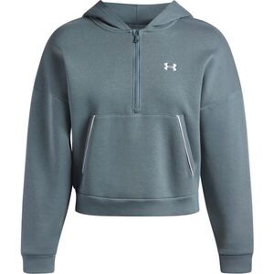 Under Armour RIVAL FLEECE PIPED Női pulóver, világoskék, méret S kép