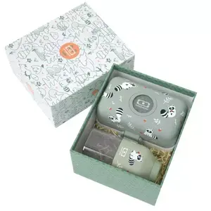 MONBENTO TRESOR + POSITIVE S 330 ML Ajándékszett, zöld, méret kép