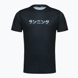 Férfi futópóló Mizuno Core Graphic Tee black (Core Graphic Tee J2GAD00709) kép