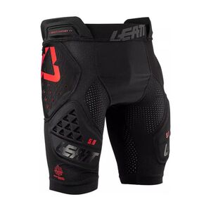 LEATT alsónadrágok védőkkel - IMPACT SHORTS 3DF 5.0 - fekete/piros kép