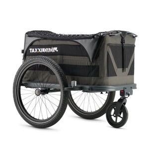 Kerékpár utánfutó TaXXi 45kg-ig, 118 l űrtartalom, könnyen összecsukható, stabil alaplemez, levehető 20 hüvelykes kerekek, víztaszító szövet kép