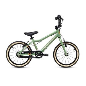 Ultra könnyű gyermekkerékpár Academy 3 16", 105-125 cm 5, 5 kg, alacsonyabbra húzott felső vázcső, prémium alumínium váz, biztonságos fel és leszállás kép