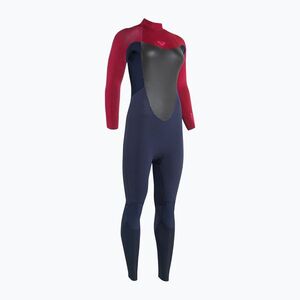 Női búvárruha ROXY 3/2 Prologue BZ FLT 2021 dark navy/burgundy (3/2 mm Prologue Back Zip FL ERJW103074-XBBR) kép
