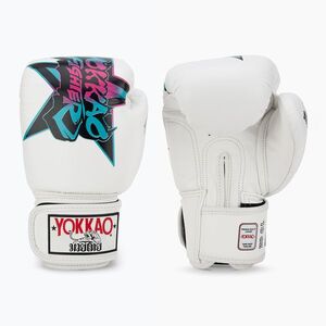 Férfi bokszkesztyűk YOKKAO Fighter KO fehér (Fighter KO FYGL-87-4) kép