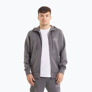 Férfi Pitbull Sampson kapucnis cipzáras melegítőfelső grafit (Sampson Hooded Zip Sweatshirt135041170004) kép