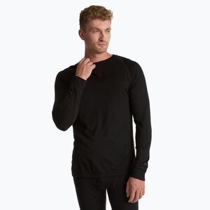 Férfi 100% WOOLCANO MERINO termikus pulóver TOP0538 fekete (MERINO TOP0538 WLC-B5AP005-BLK) kép