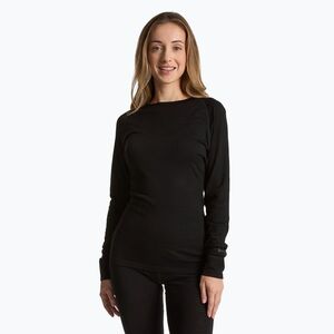 Női thermo pulóver WOOLCANO 100% Merino TOP0541 fekete (MERINO TOP0541 WLC-B5AP008-BLK) kép
