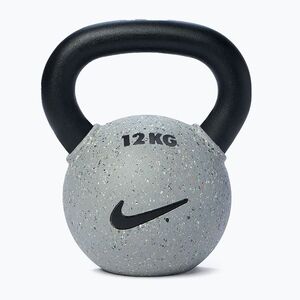 Kettlebell Nike Strength Rubber Coated 12 kg smoke grey (Rubber Coated KRCU-GC12) kép