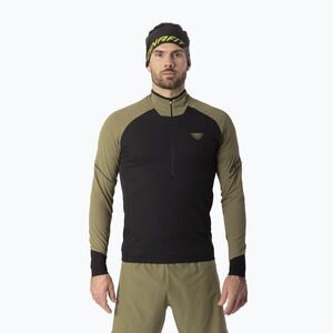 Férfi futópulóver Dynafit Alpine LS 1/2 Zip Tee military green/0910 (Alpine 1/2 Zip Tee 08-0000072010) kép