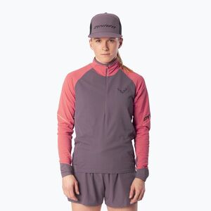 Női futópulóver Dynafit Alpine LS 1/2 Zip Tee cabana/6A90 (Alpine 1/2 Zip Tee 08-0000072011) kép