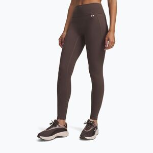Női edzőleggingsek Under Armour Motion Leggings peppercorn/white (Motion 6013786-200) kép