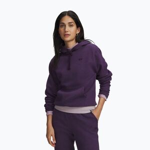 Női pulóver Under Armour Rival Fleece Hoodie purple echo light heather/purple echo (Rival Fleece Hoodie 6013548-526) kép