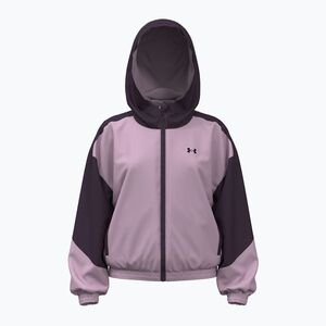 Gyerek kabát Under Armour G Icon Woven Full Zip purple echo/mauve pink/black (G Icon Woven Full Zip 6013517-526) kép