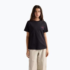 Női póló Arcteryx Kragg Cotton Little Bird Crew black/multi (Kragg Cotton Little Bird Crew X000008468010) kép