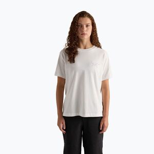 Női póló Arcteryx Kragg Cotton Little Bird Crew white light/white (Kragg Cotton Little Bird Crew X000008468031) kép